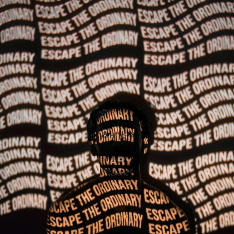 Message overlaid via lighting